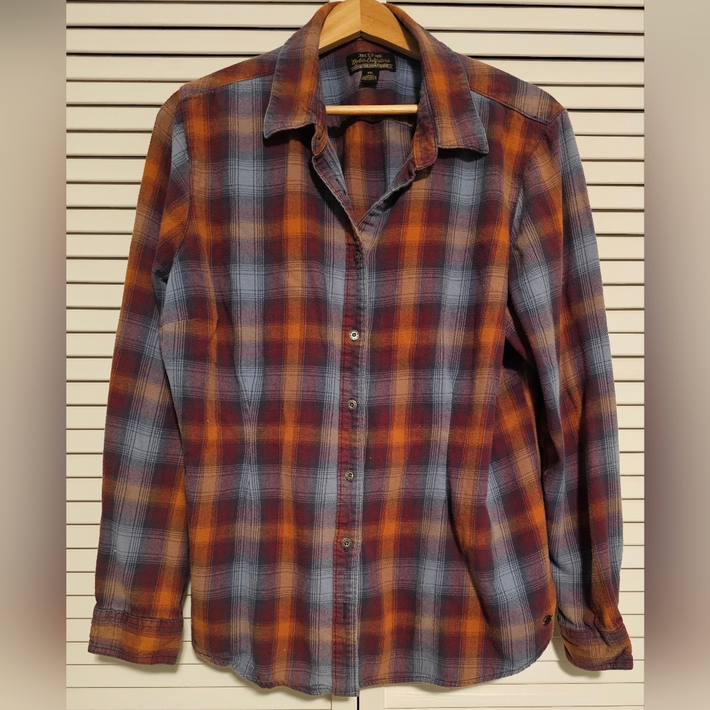 Noble Outfitters Plaid Flannel Button Up Size XXL